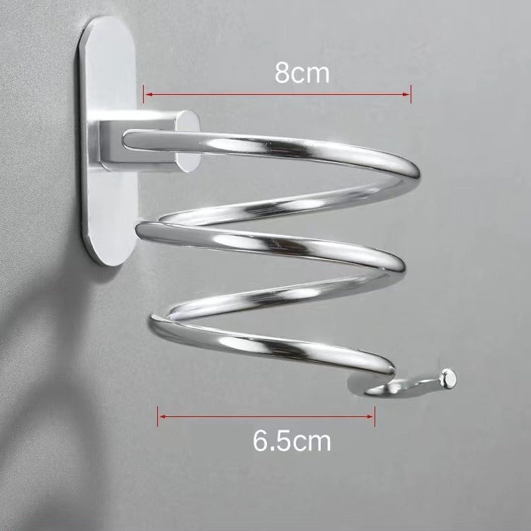 Wall-Mounted Hair Dryer & Hot Tool Organizer