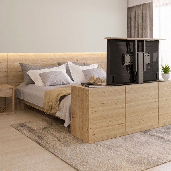 Motorized Height Adjustable TV Stand For Bedroom "stand only"