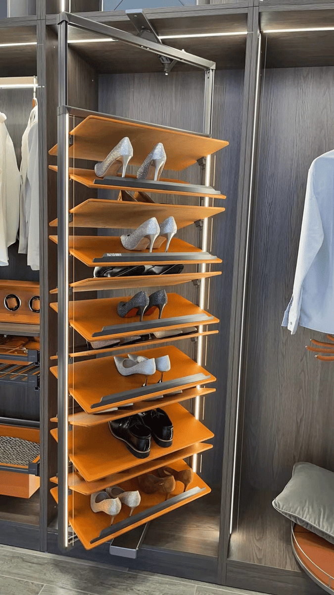 360 Degree Rotating Wardrobe Shoe Rack