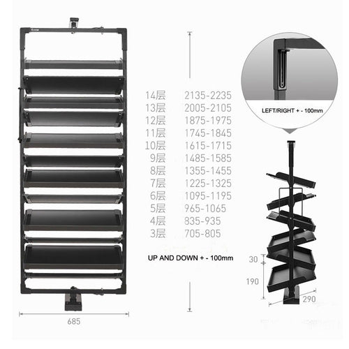 360 Degree Rotating Wardrobe Shoe Rack