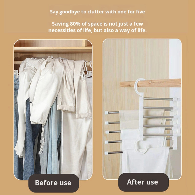 Multifunctional Anti-Slip Folding Pants Rack