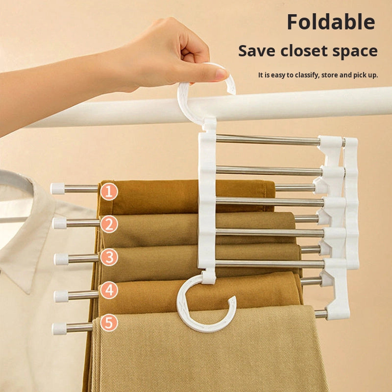 Multifunctional Anti-Slip Folding Pants Rack