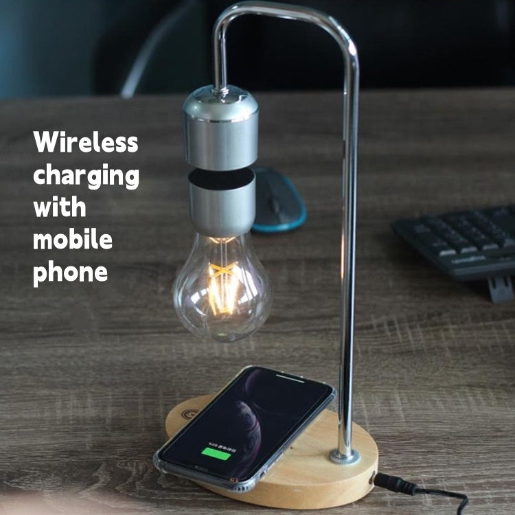 Magnetic Levitation Light with Wireless Charging