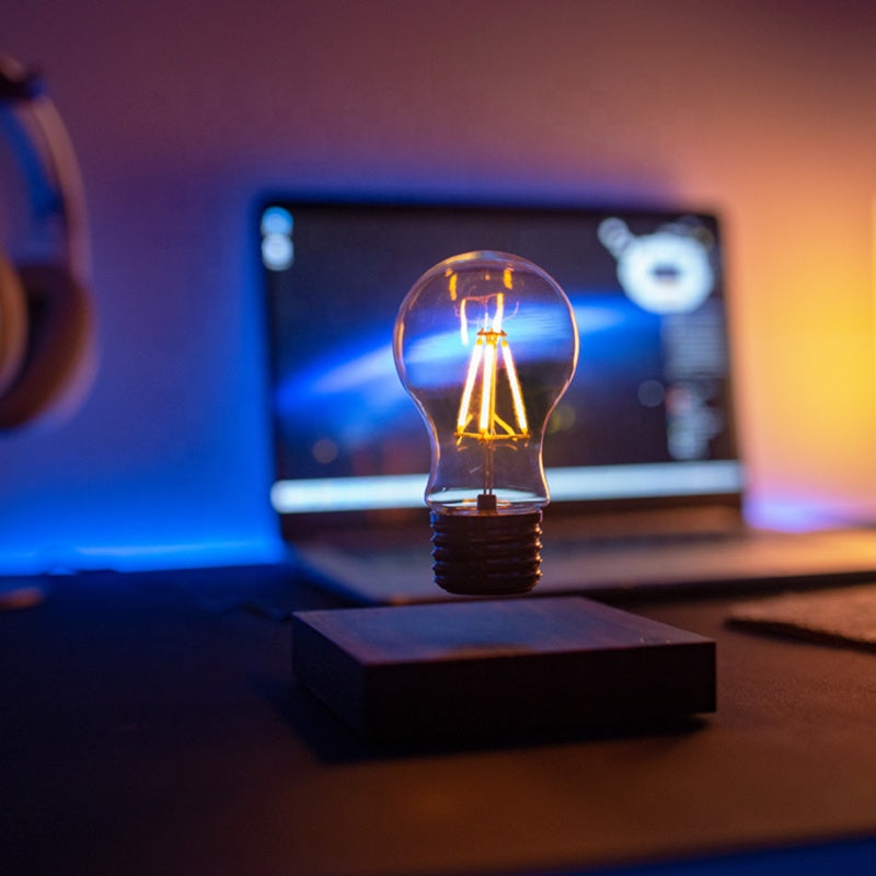 Floating Glass Bulb Magnetic Levitation Lamp